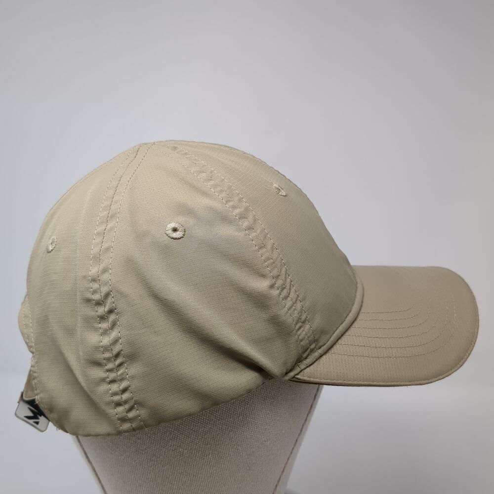 Mission Strapback Baseball Cap Solid Beige One Si… - image 5